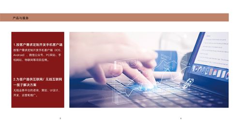 網(wǎng)絡(luò)科技公司產(chǎn)品項(xiàng)目及企業(yè)文化宣傳冊(cè) 紅色調(diào)